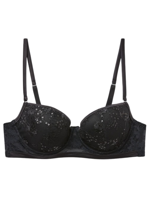 Sutiã Balconette Sofia Couture De Nuit – Preto