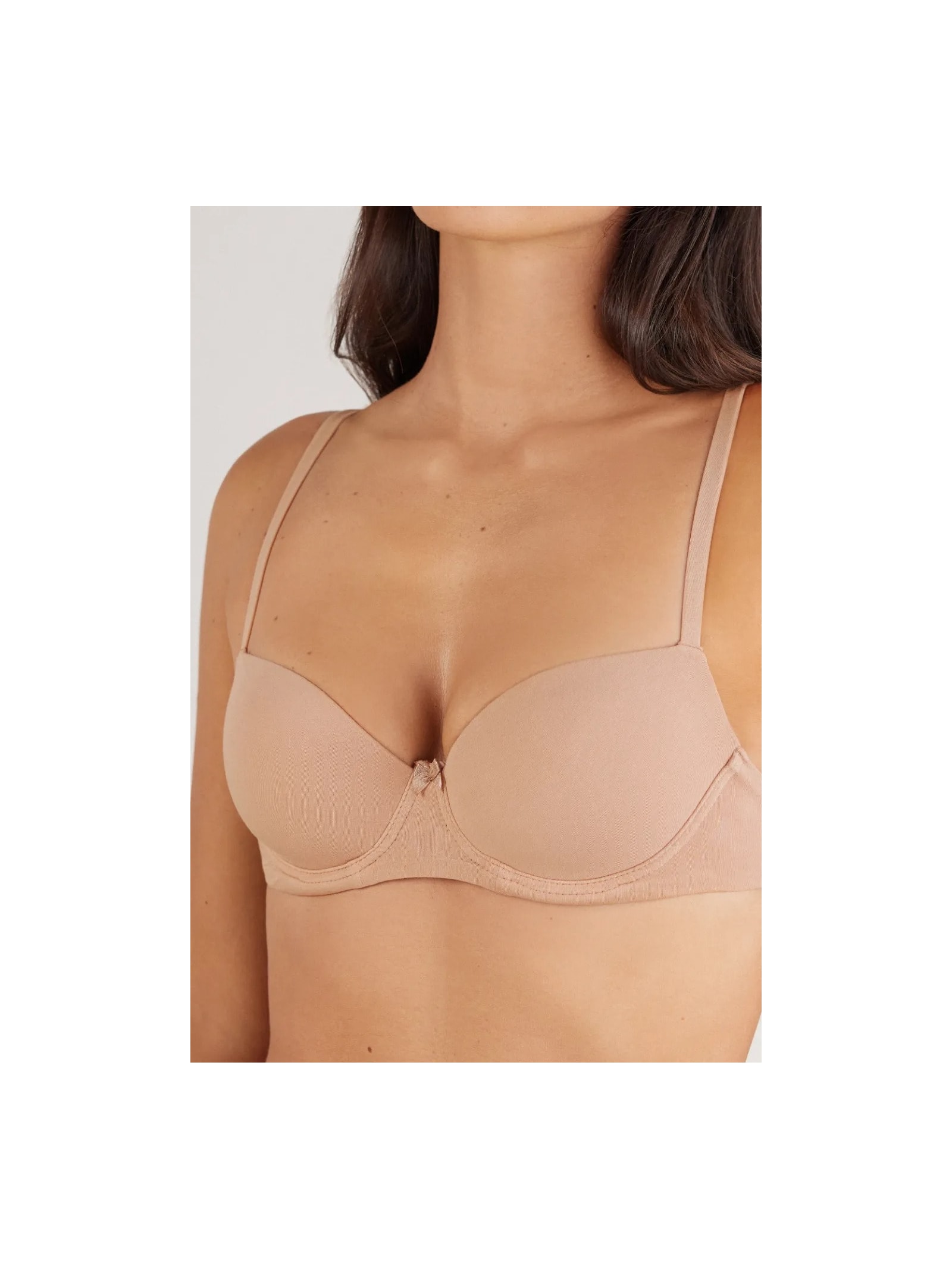 Sutiã Balconette Sofia Em Algodão Ultralight Bege Intimissimi