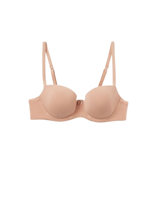 Sutiã Balconette Sofia Em Algodão Ultralight – Bege