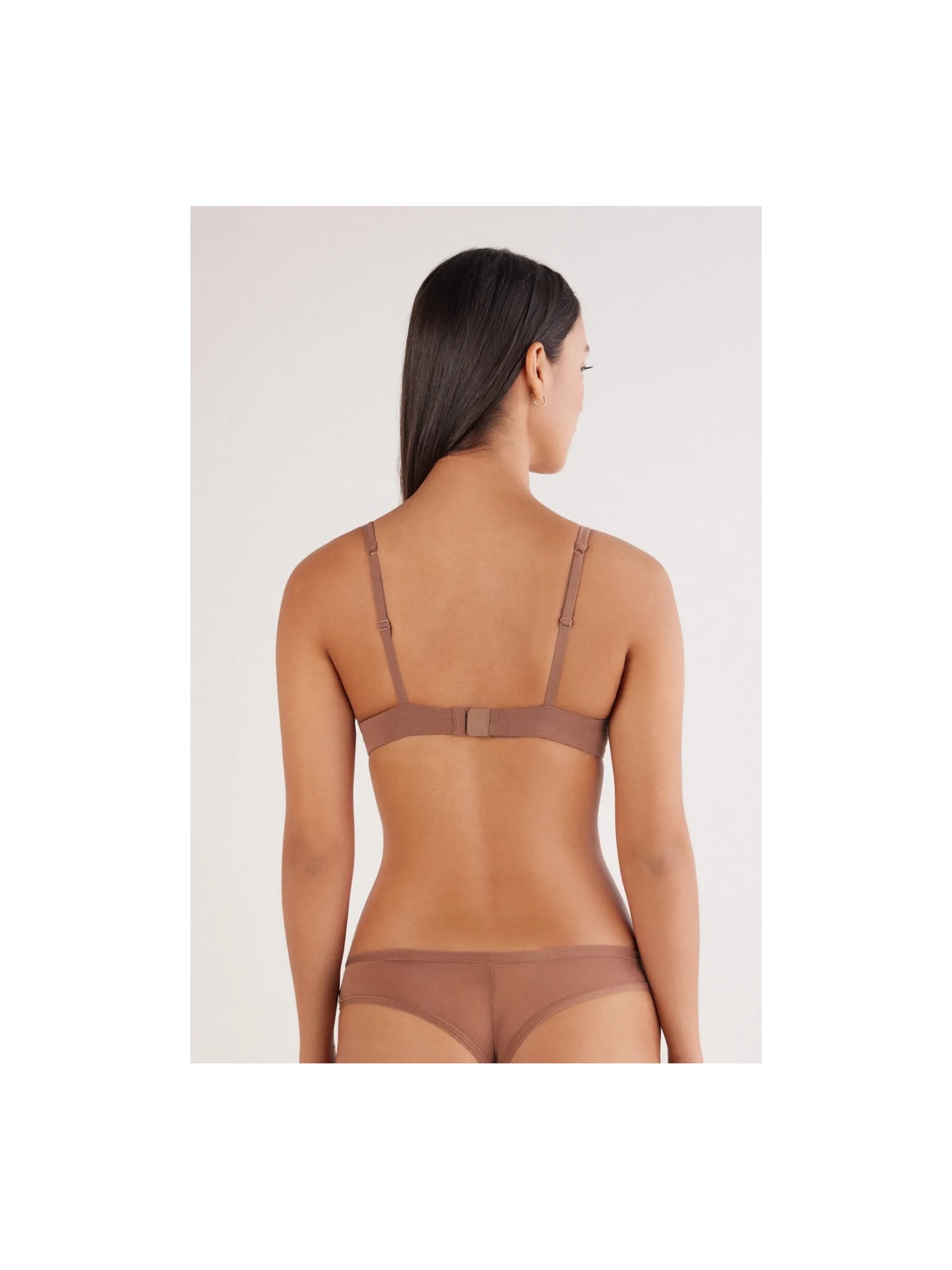 Sutiã Balconette Sofia Em Algodão Ultralight Marrom Intimissimi