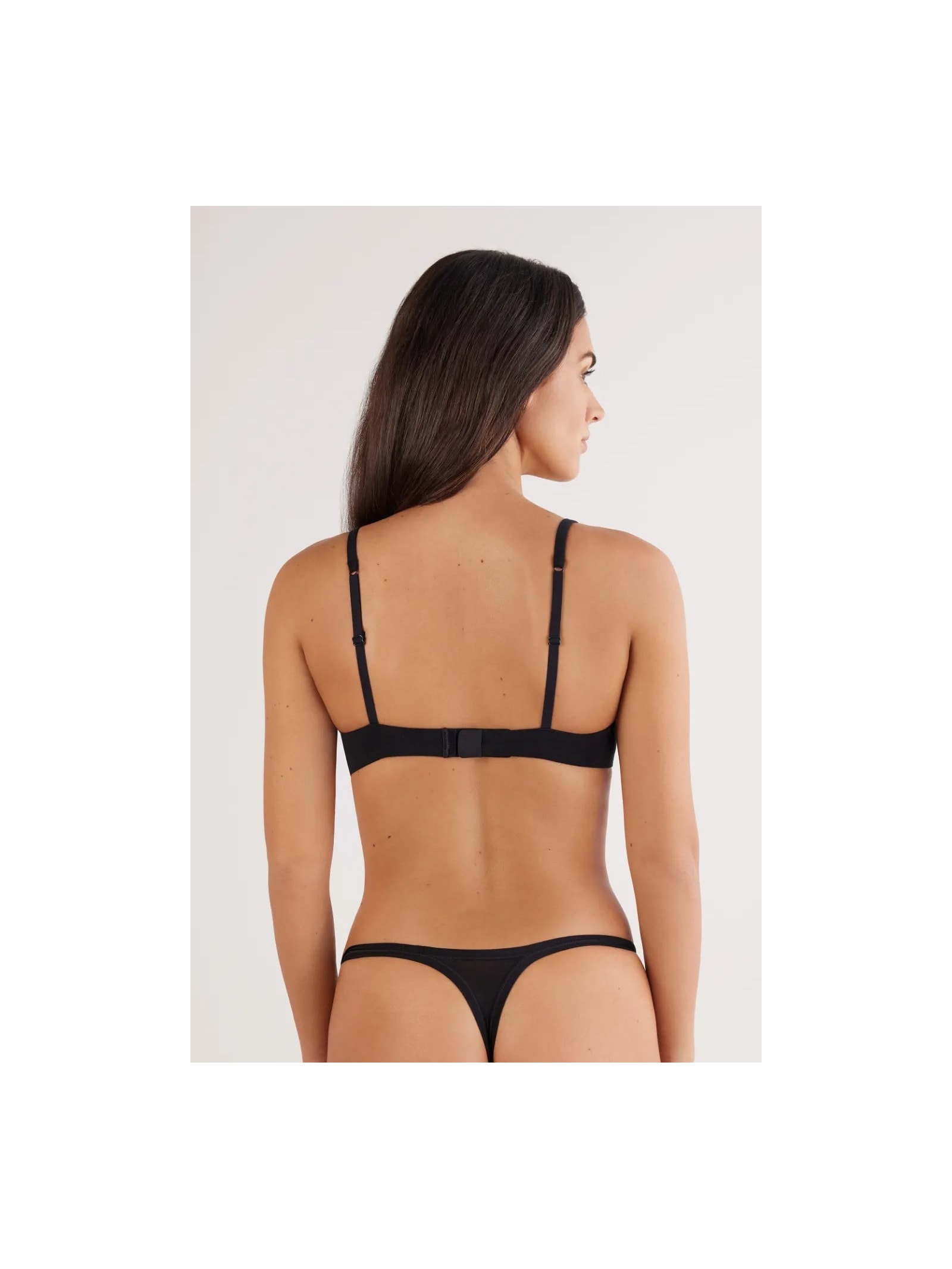 Sutiã Balconette Sofia Em Algodão Ultralight Preto Intimissimi