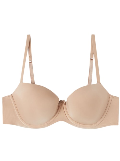 Sutiã Balconette Sofia Em Microfibra Ultralight - Bege