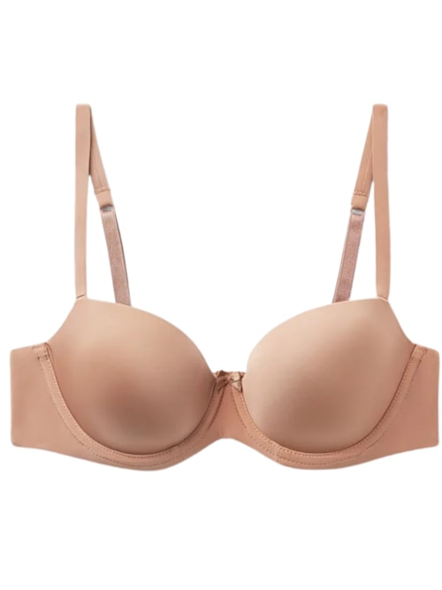 Sutiã Balconette Sofia Em Microfibra Ultralight – Bege