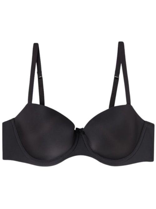 Sutiã Balconette Sofia Em Microfibra Ultralight – Preto