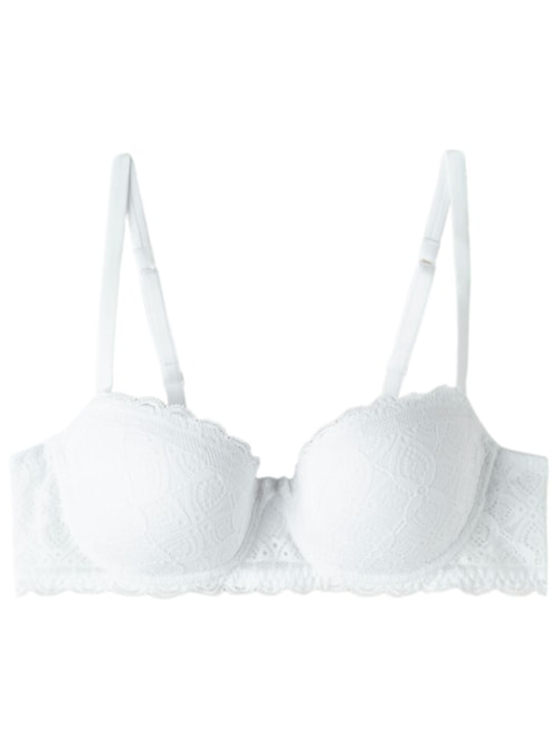 Sutiã Balconette Sofia Em Renda - Branco