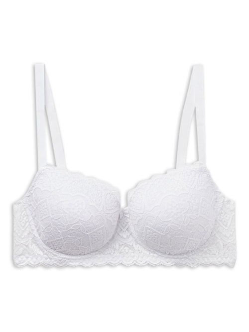 Sutiã Balconette Sofia Em Renda – Branco