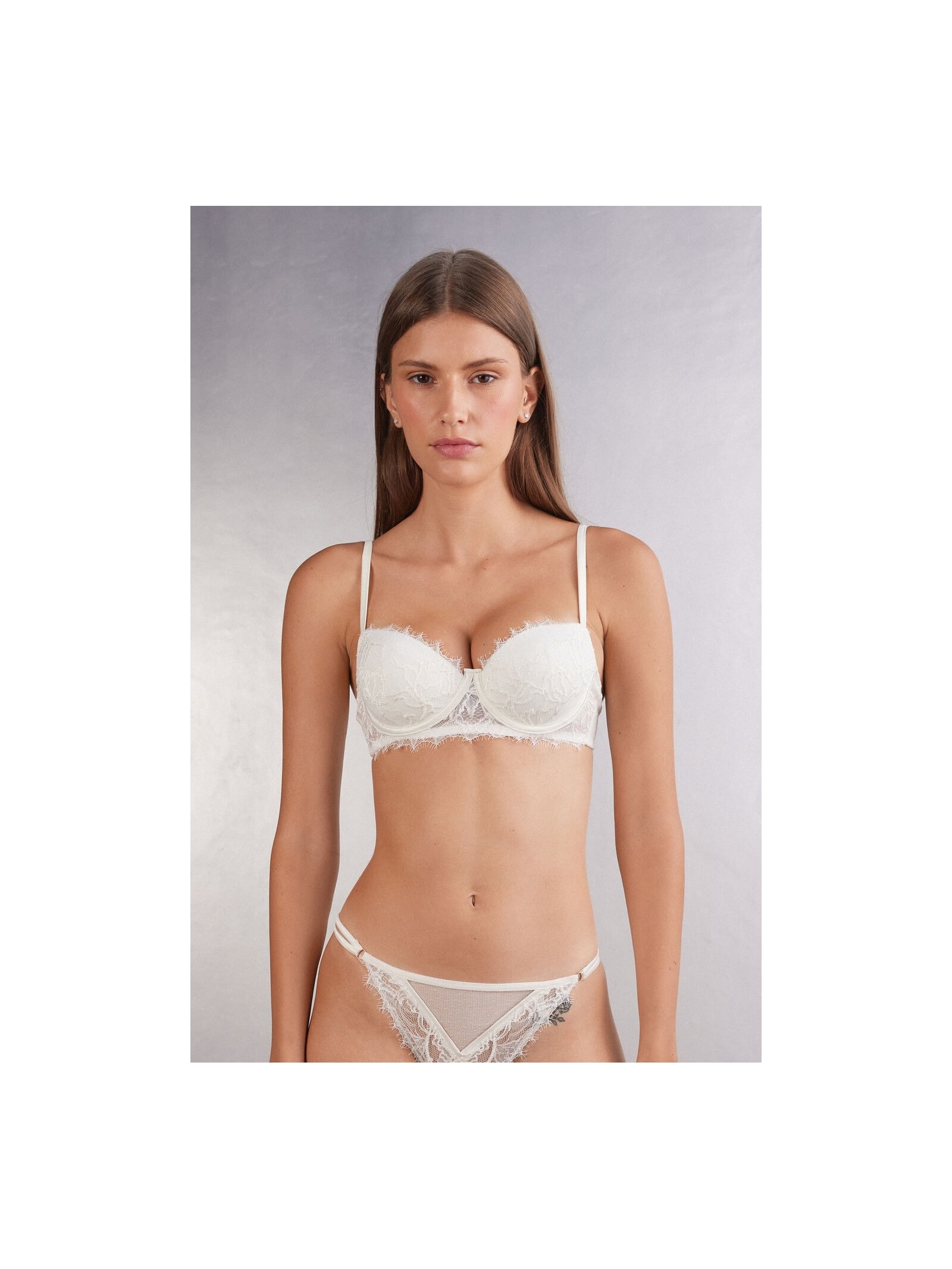 Sutiã Balconette Sofia Em Renda Her Beauty Marfim Intimissimi