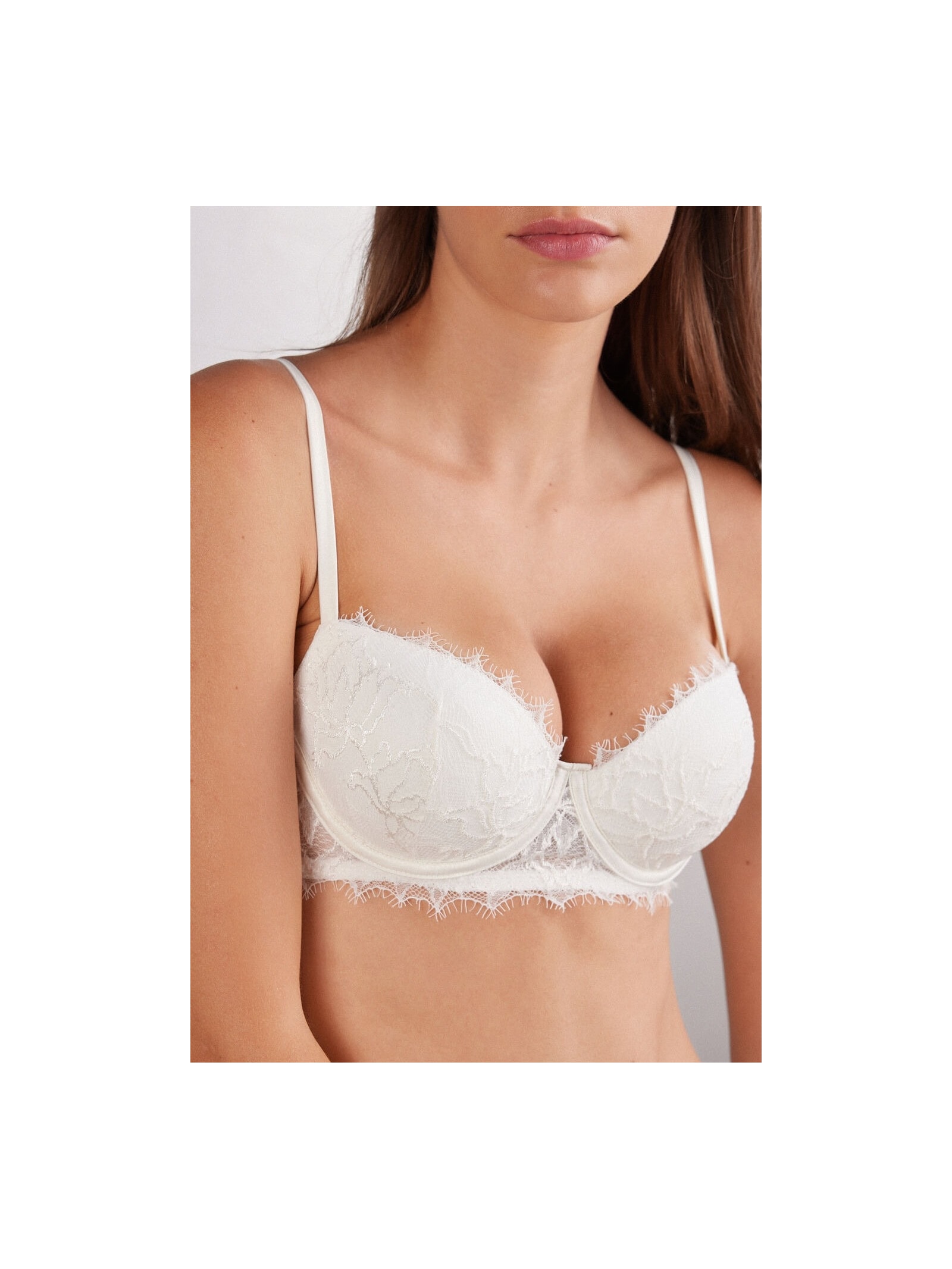Sutiã Balconette Sofia Em Renda Her Beauty Marfim Intimissimi