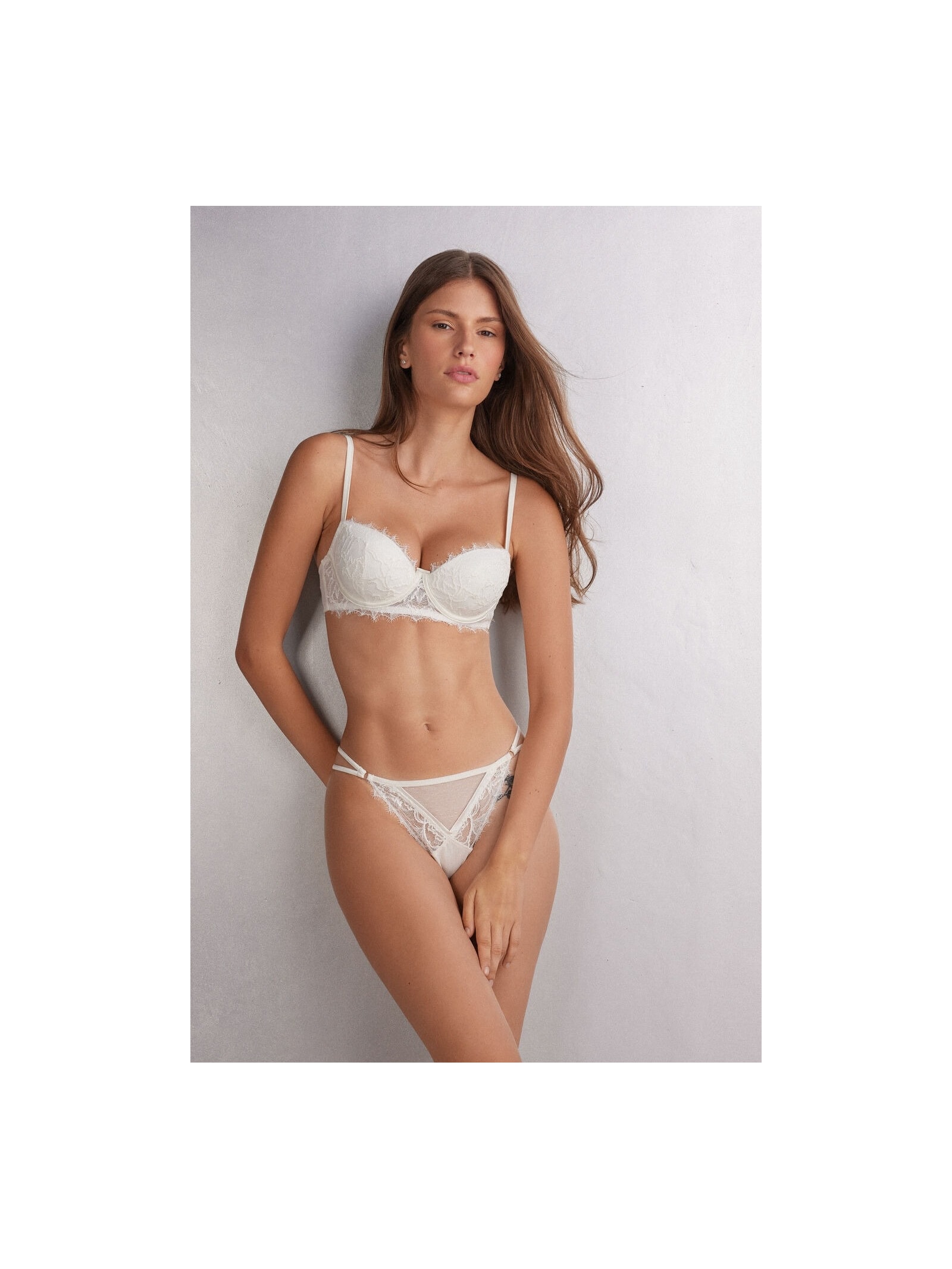 Sutiã Balconette Sofia Em Renda Her Beauty Marfim Intimissimi
