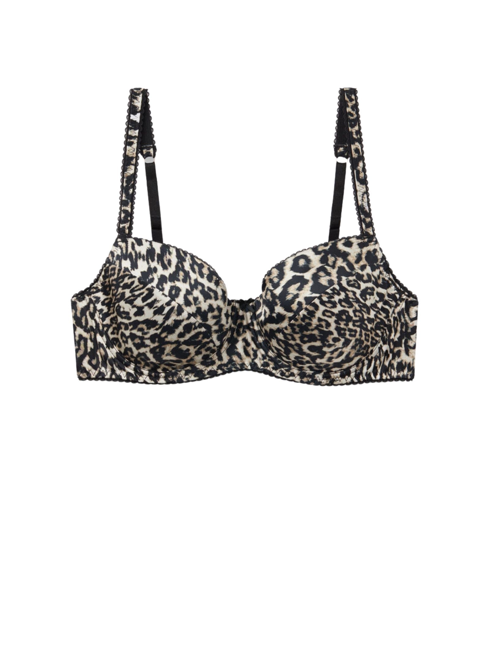 Sutiã Balconette Sofia Em Seda a Moment Of Glamour Marrom Intimissimi