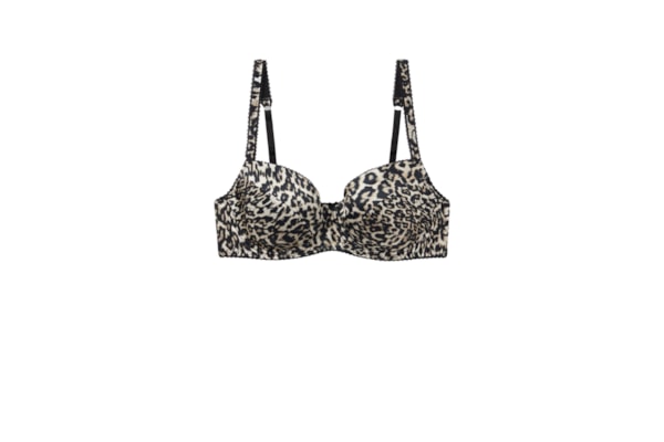 Sutiã Balconette Sofia Em Seda a Moment Of Glamour - Marrom