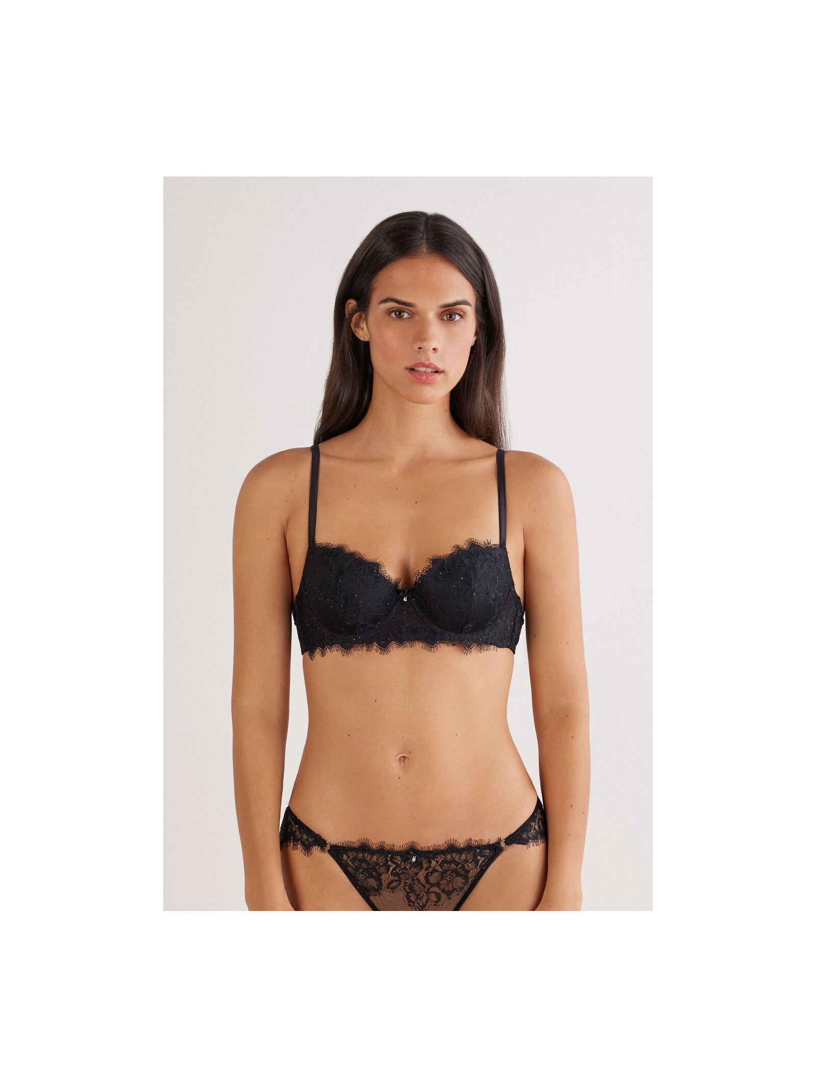 Sutiã Balconette Sofia Glimmer Of Pleasure Preto Intimissimi