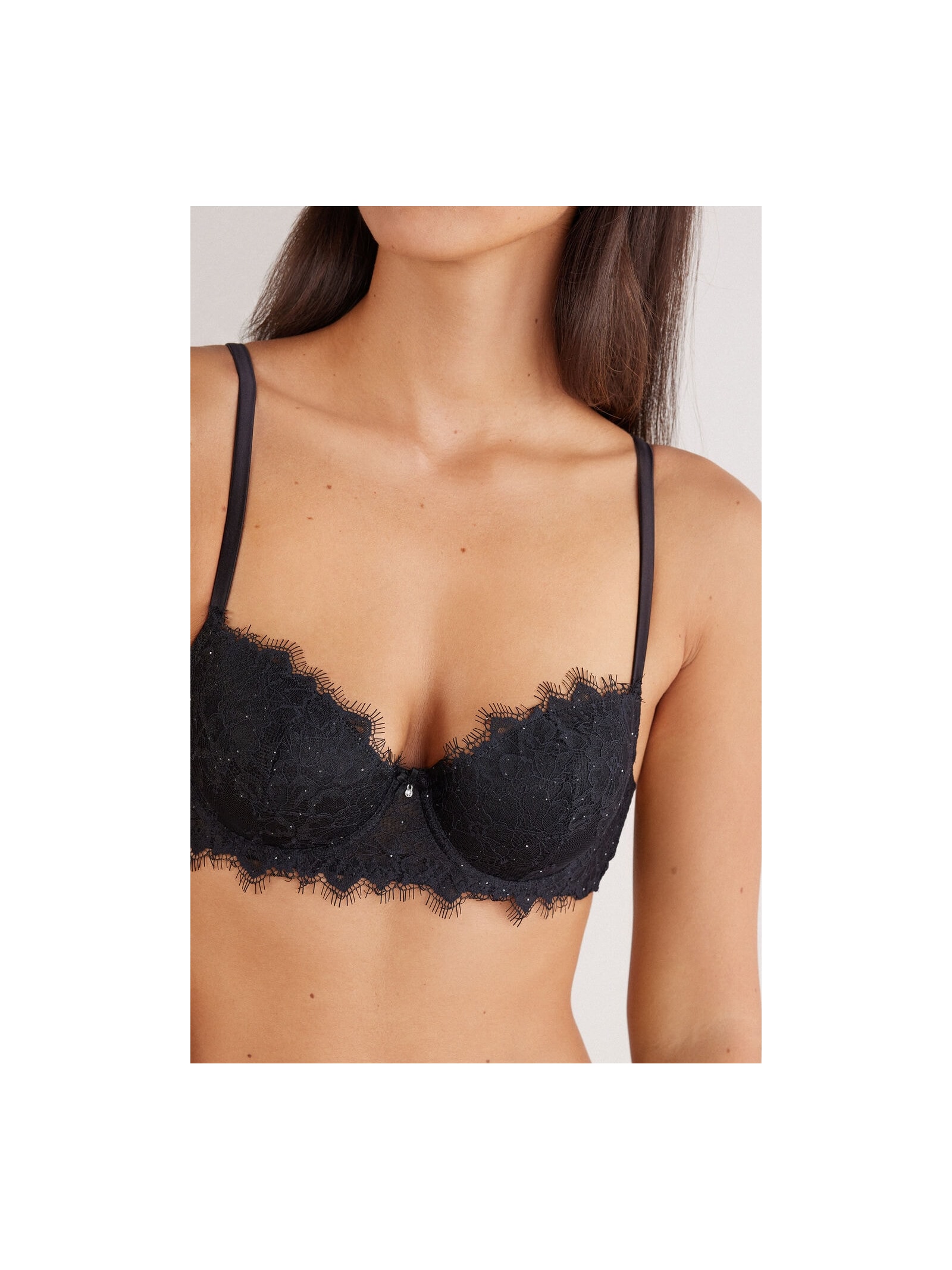 Sutiã Balconette Sofia Glimmer Of Pleasure Preto Intimissimi