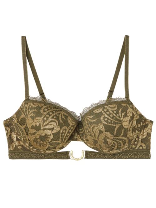 Sutiã Balconette Sofia Golden Goddess - Verde