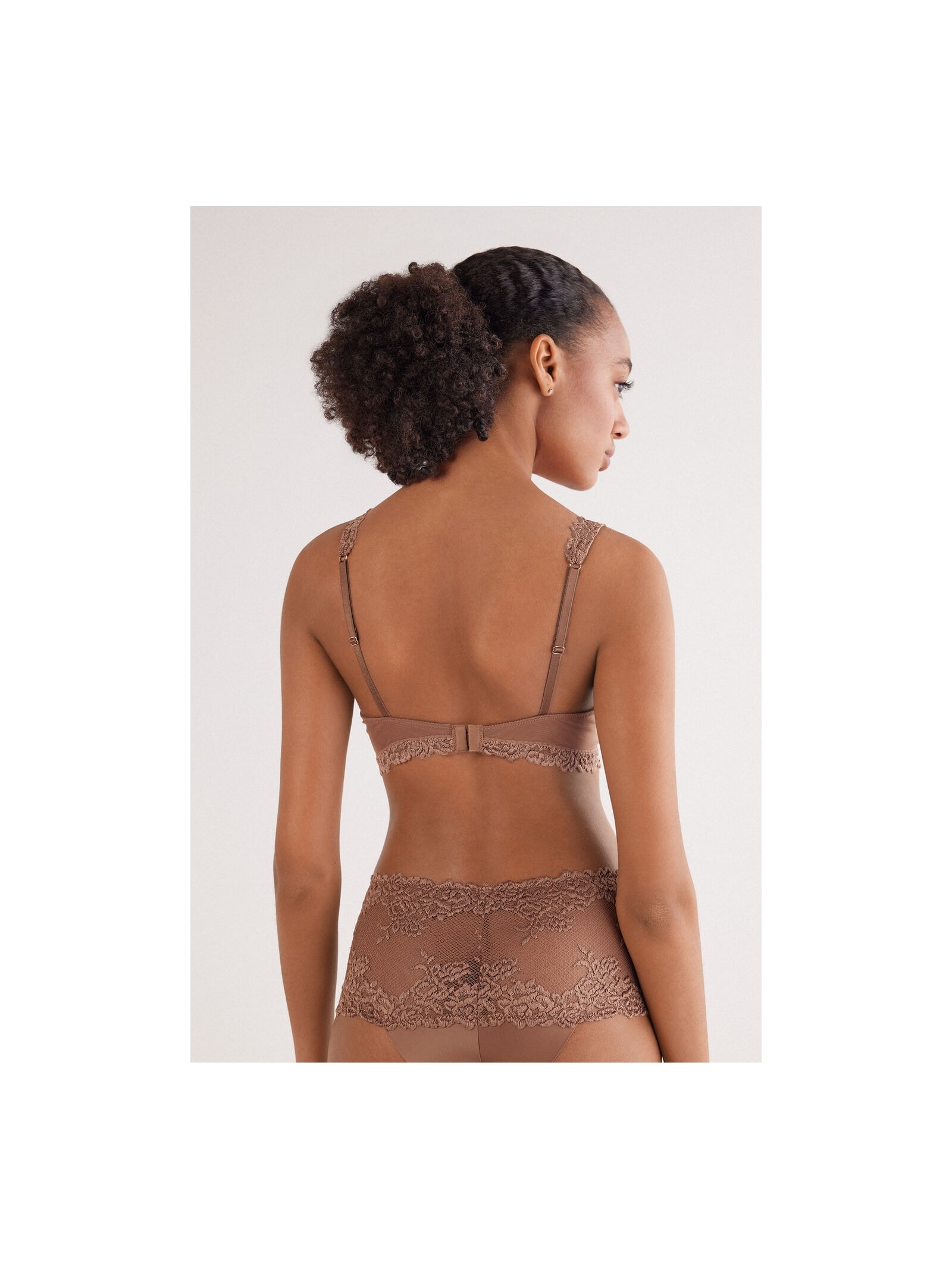 Sutiã Balconette Sofia In Pretty Flowers Marrom Intimissimi