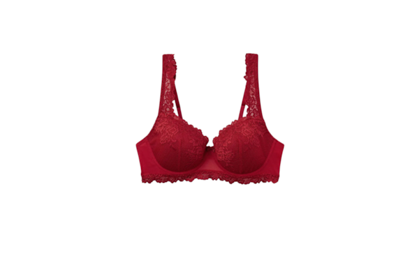 Sutiã Balconette Sofia In Pretty Flowers - Vermelho