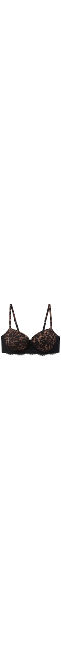 Sutiã Balconette Sofia Luxurious Leopard - Marrom