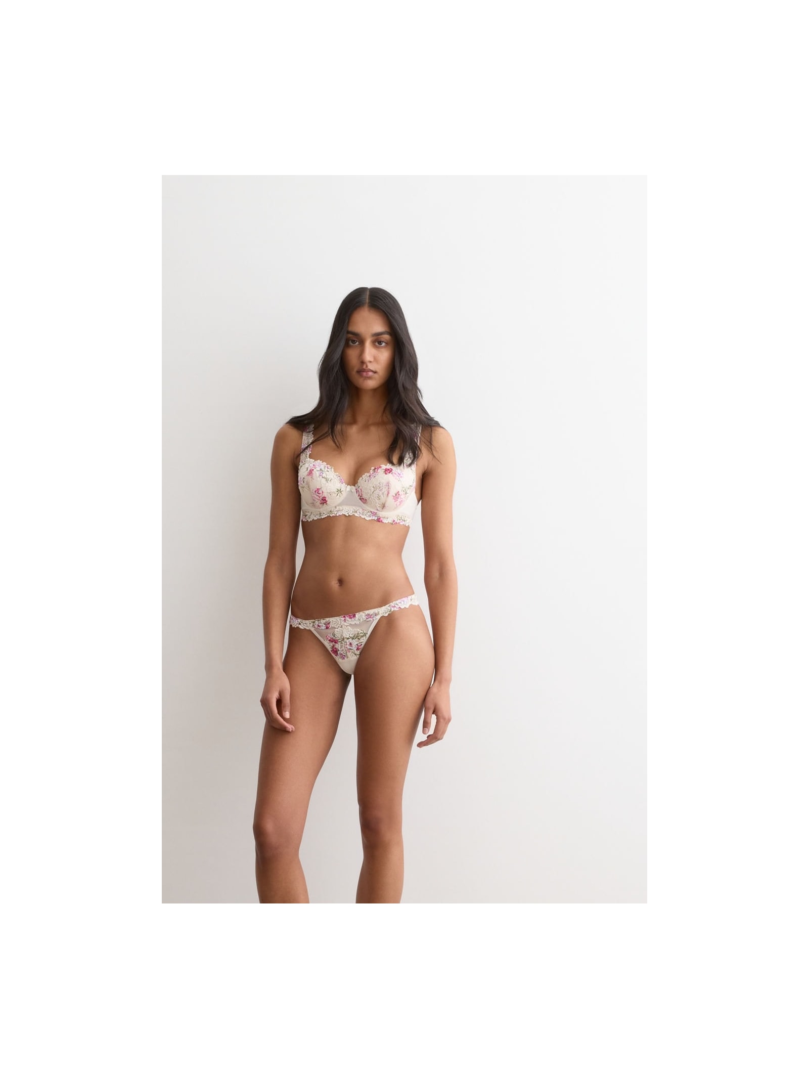 Sutiã Balconette Sofia Pretty Flowers Rosa Intimissimi