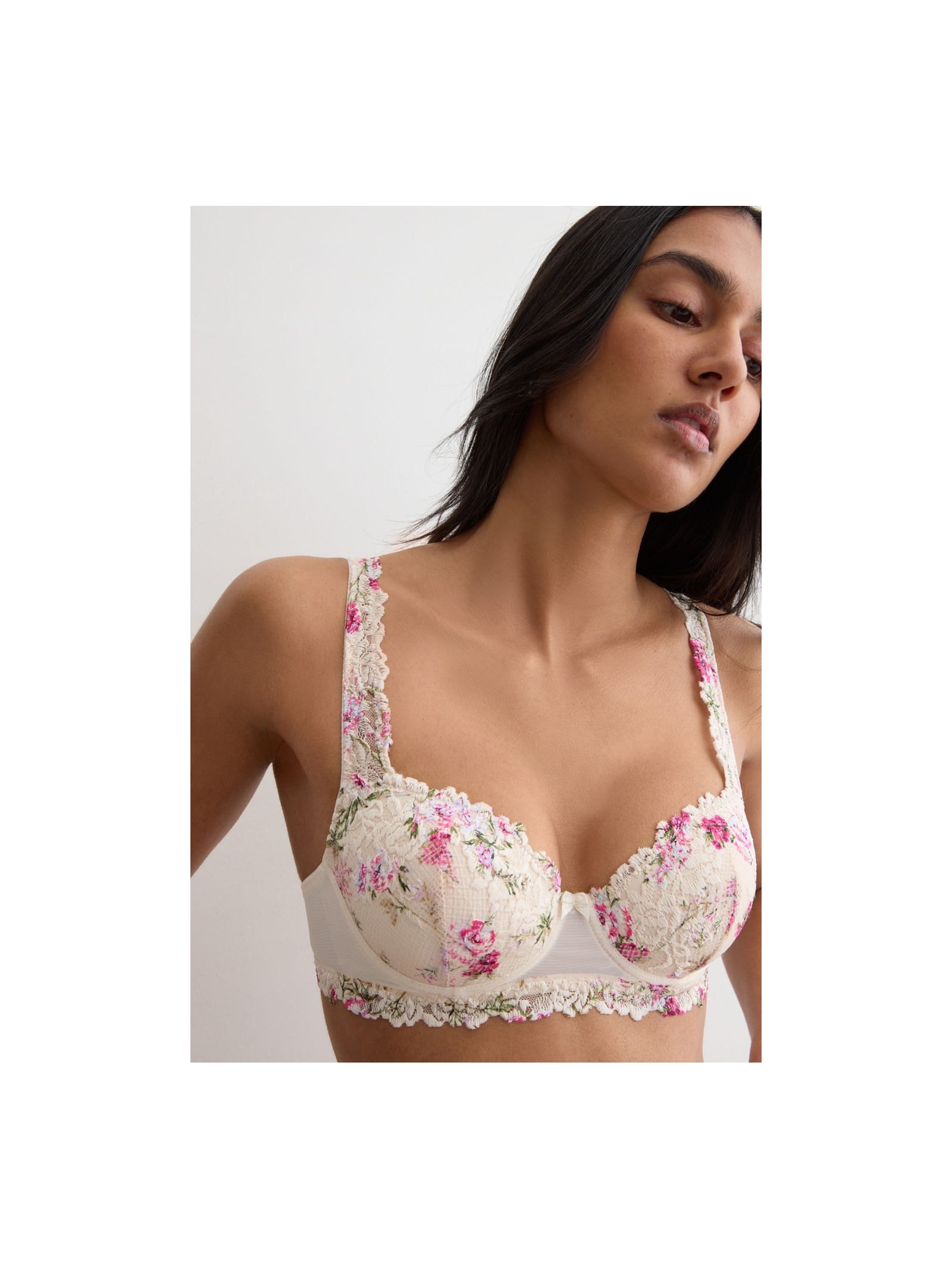 Sutiã Balconette Sofia Pretty Flowers Rosa Intimissimi