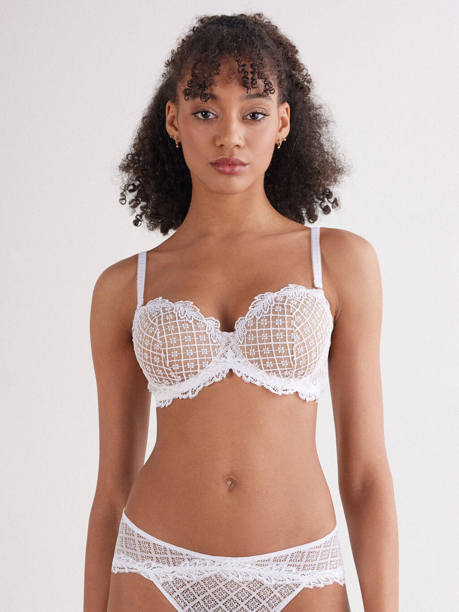 Sutiã Balconette Sofia Sophisticated Allure Branco Calzedonia
