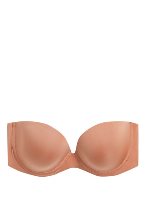 Sutiã Bandeau Anna Em Microfibra Ultralight - Bege