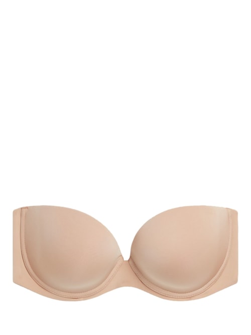 Sutiã Bandeau Anna Em Microfibra Ultralight - Bege