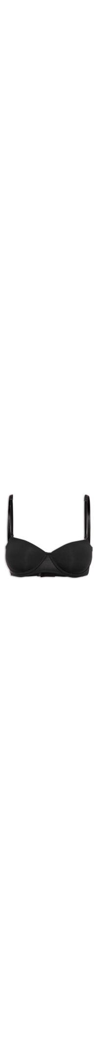 Sutiã Bustier Com Alça Removível - Preto