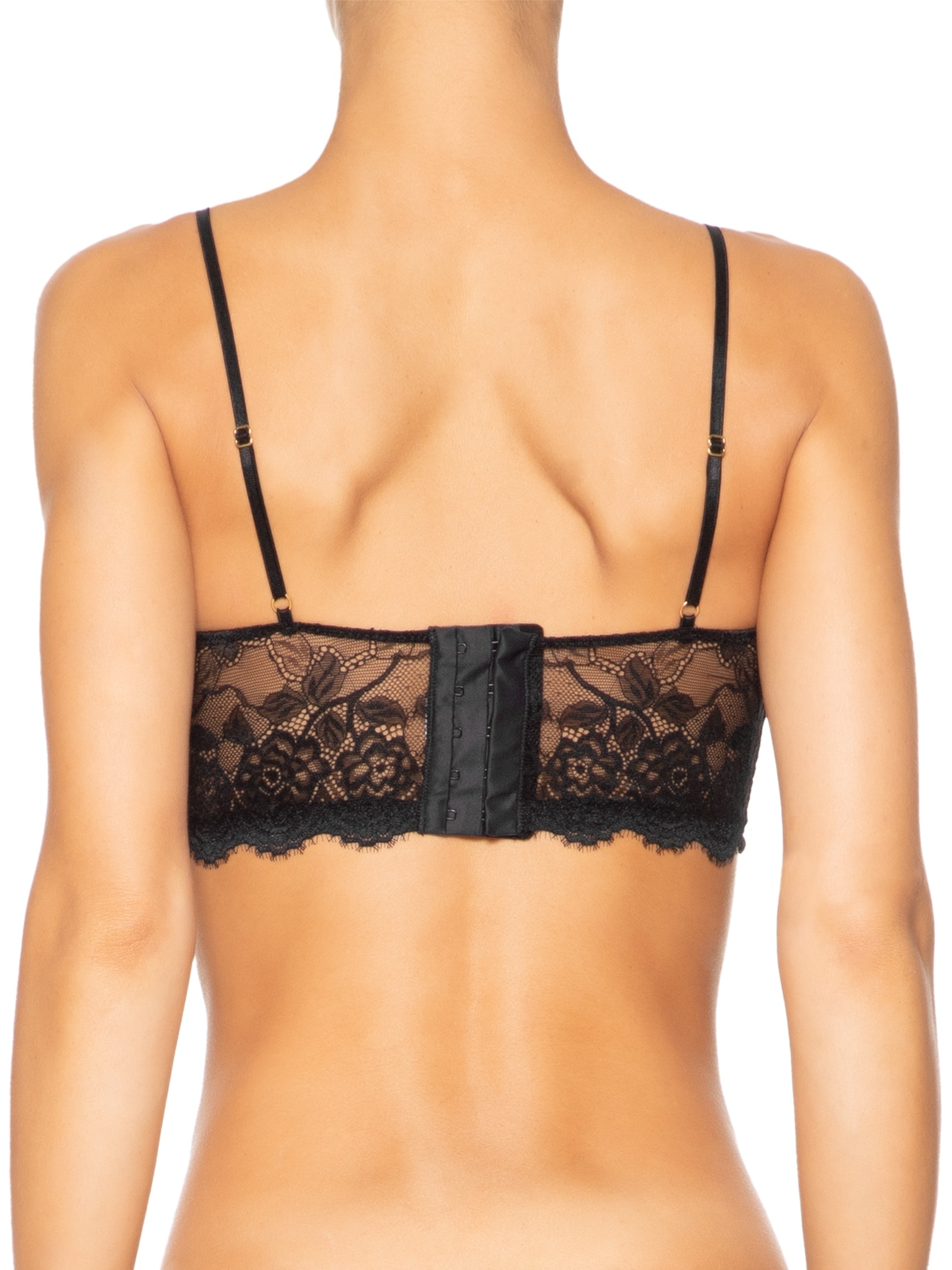 Sutiã Cropped Renda Theia Preto Jogê