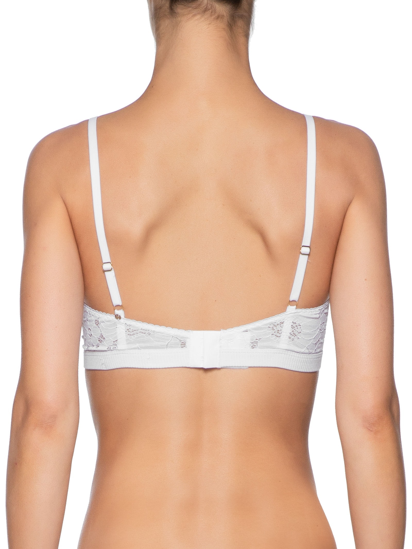 Sutiã Em Renda Floral Branco Hope