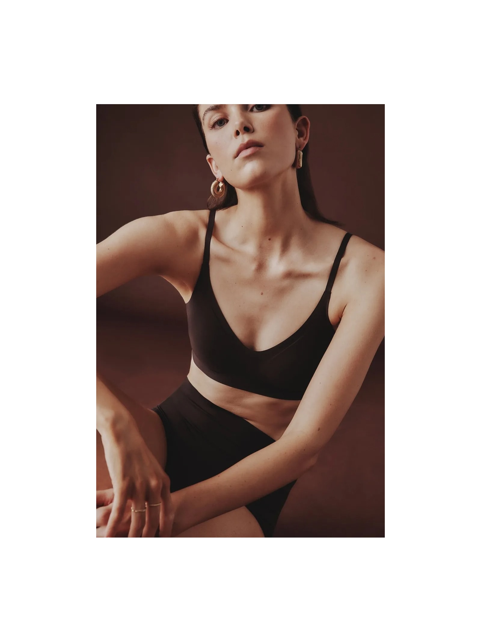 Sutiã Eri Em Microfibra Marrom Intimissimi