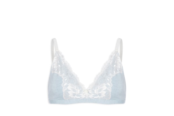 Sutiã Lenço Flower Cotton - Azul