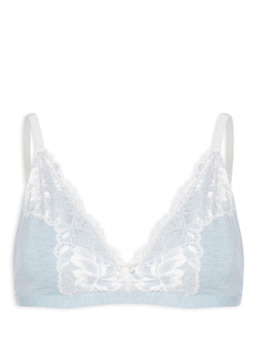 Sutiã Lenço Flower Cotton – Azul