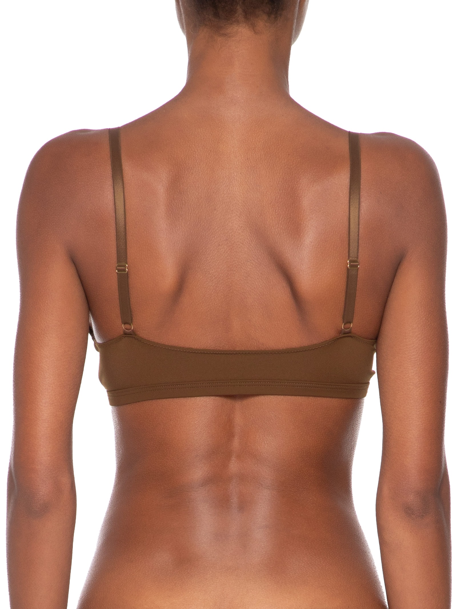 Sutiã Lenço Poliamida Maya Marrom Jogê