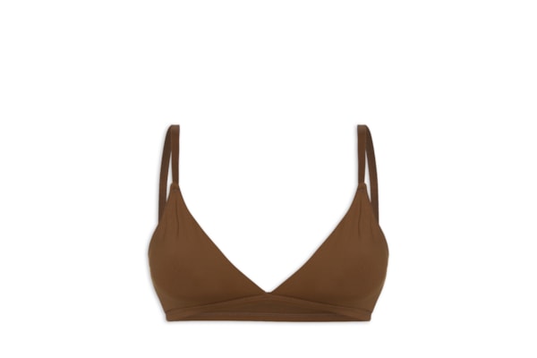 Sutiã Lenço Poliamida Maya - Marrom