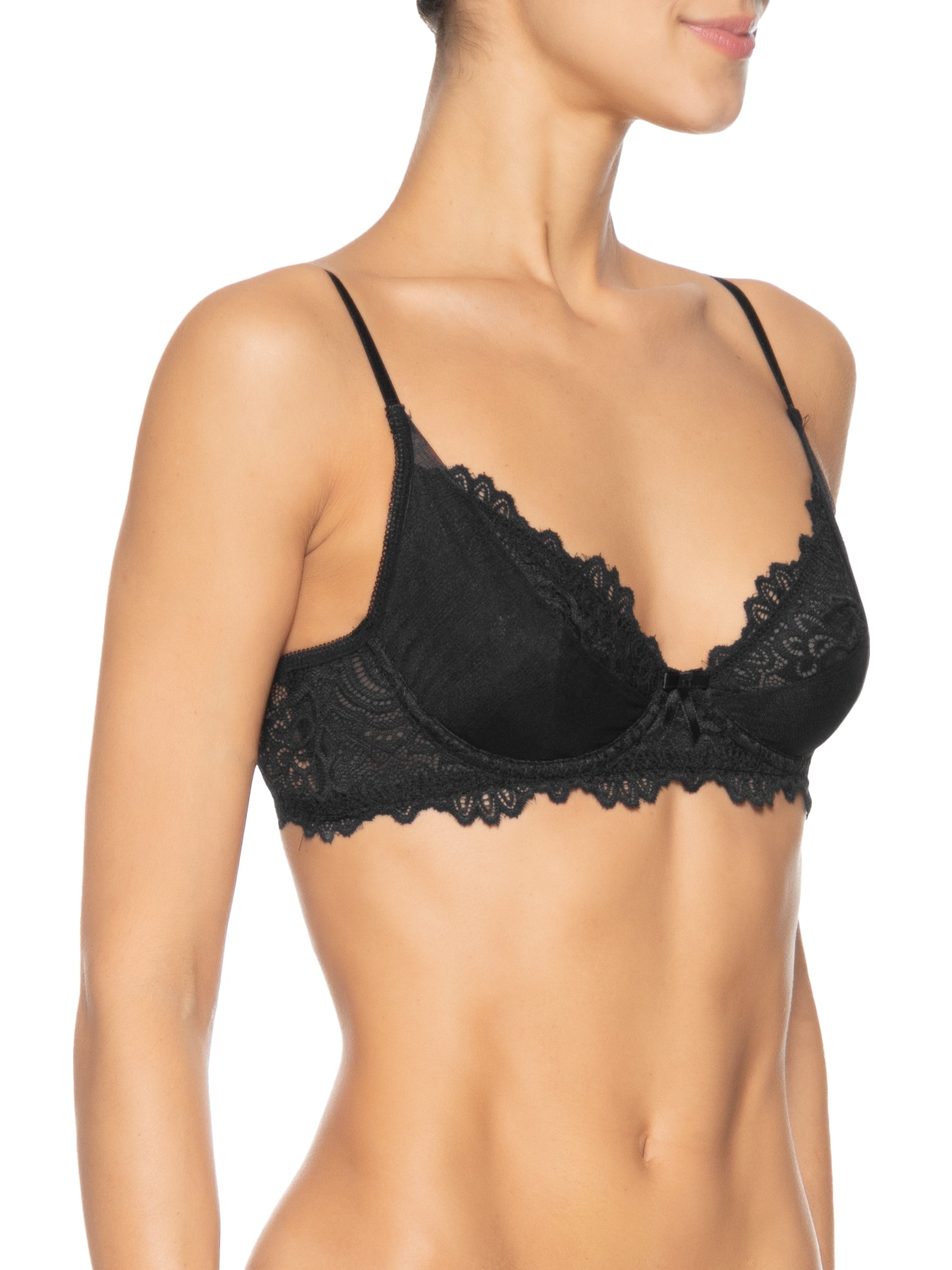 Sutiã Leve com Aro Preto Valisere