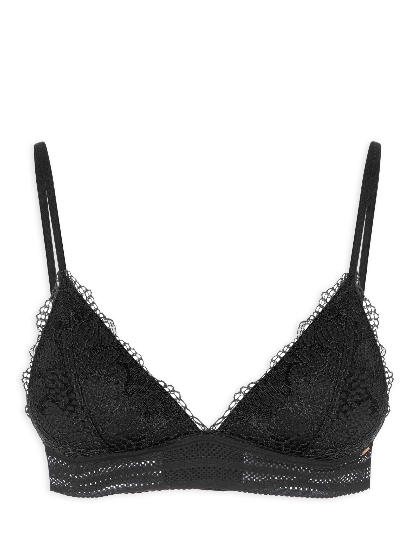 Sutiã Leve Com Bojo Removível Preto Valisere