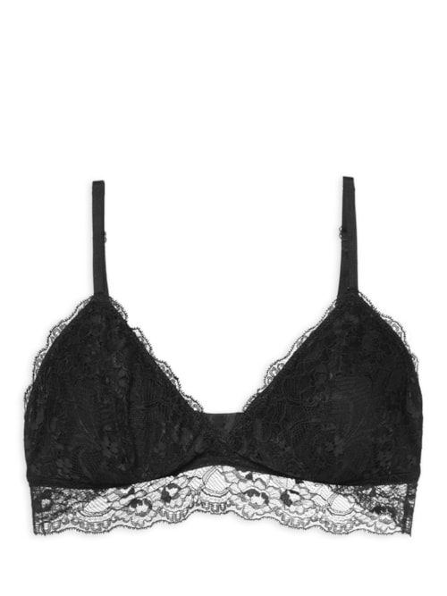 Sutiã Leve Com Bojo Removível True Romance – Preto