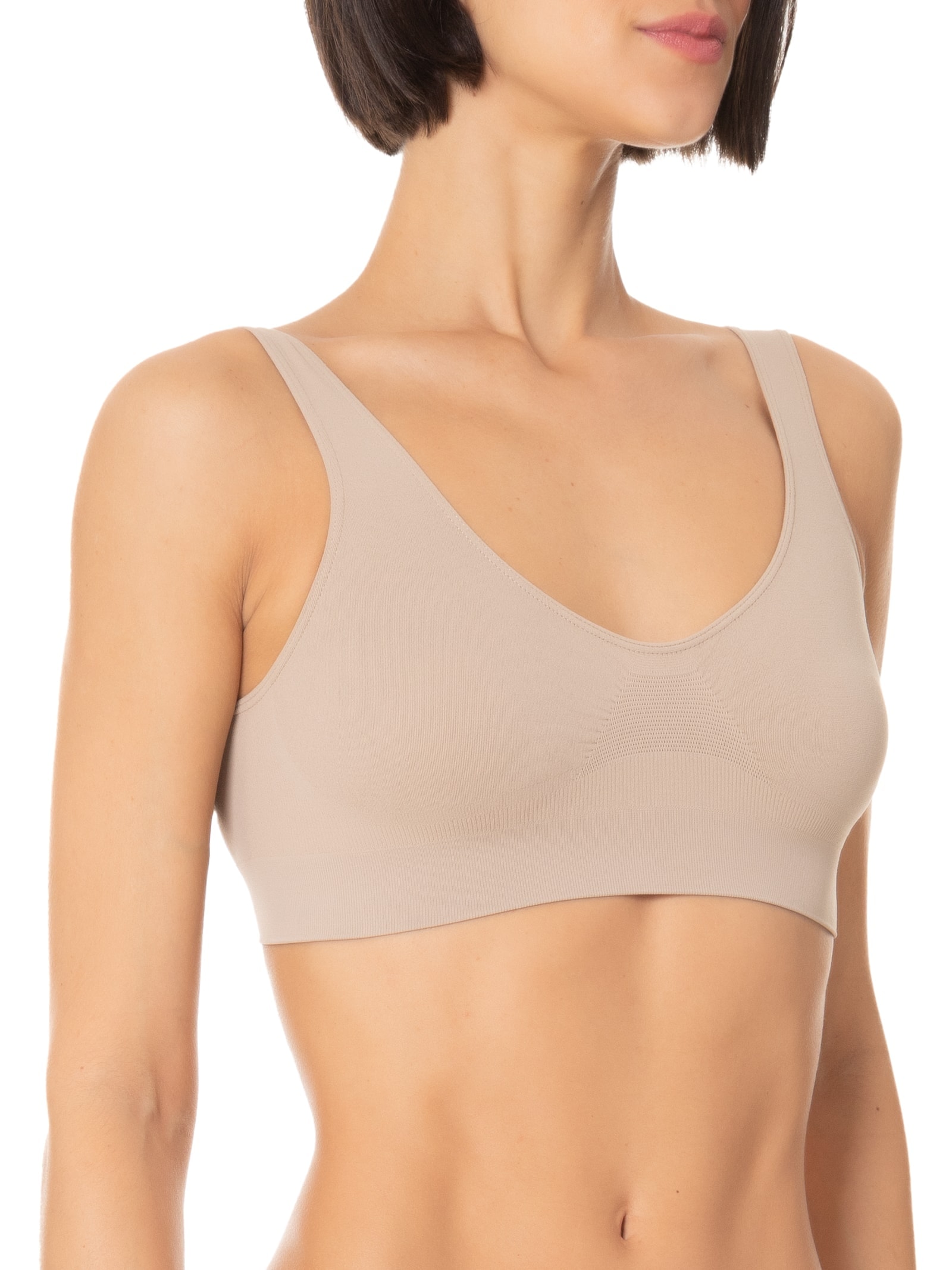 Sutiã Liso Bege Hering Intimates