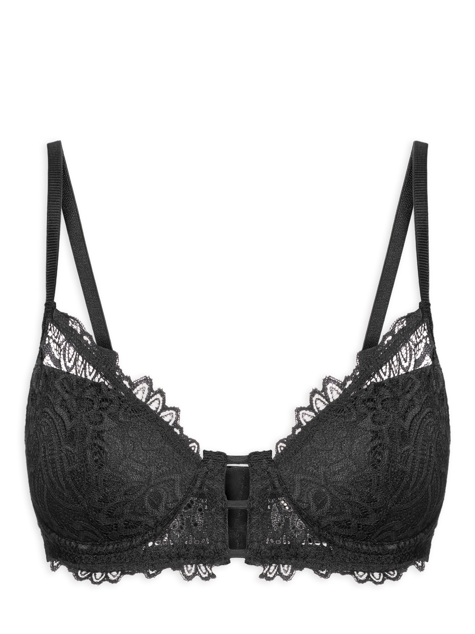 Sutiã Manta Com Aro Preto Valisere