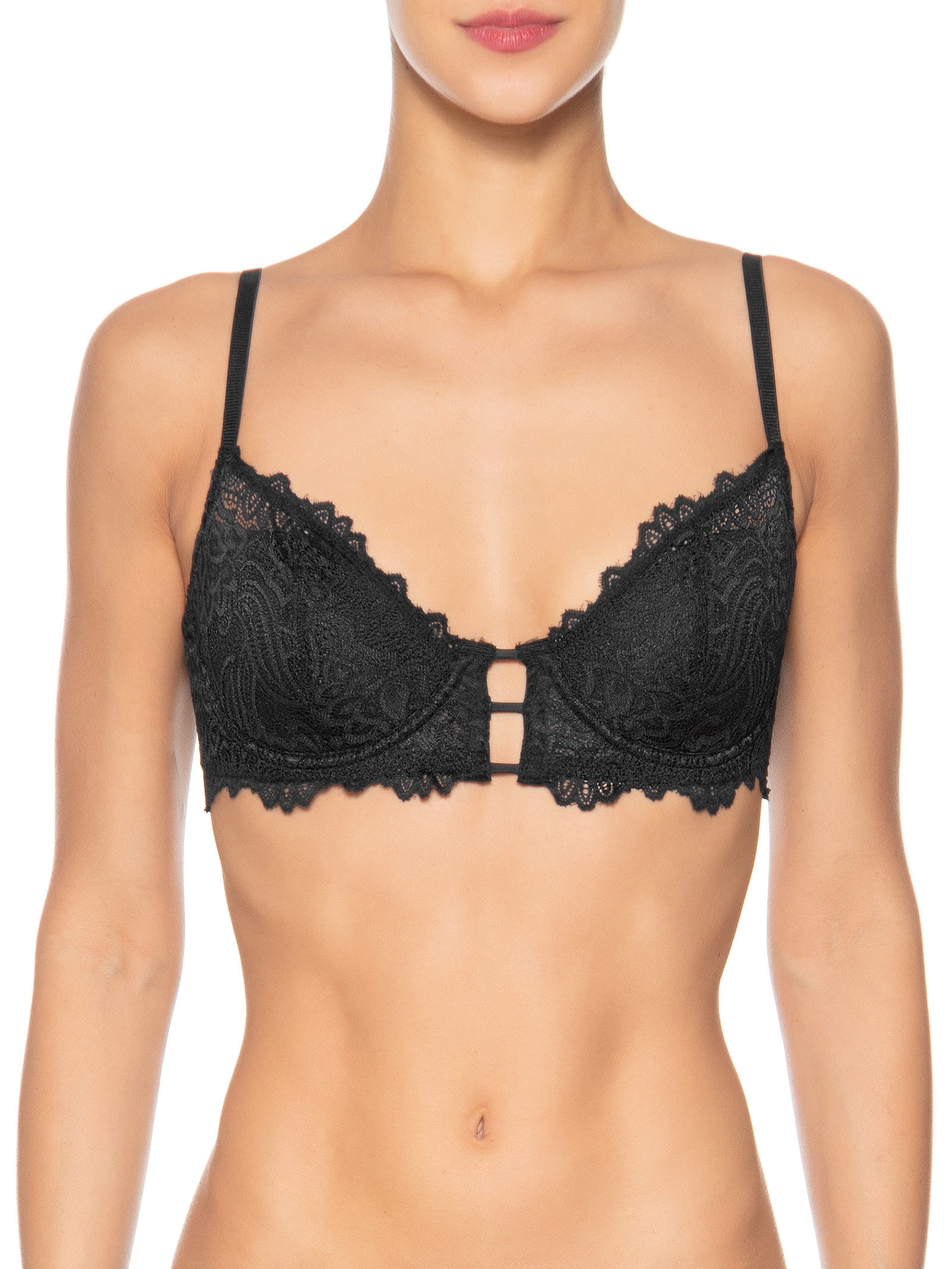 Sutiã Manta Com Aro Preto Valisere