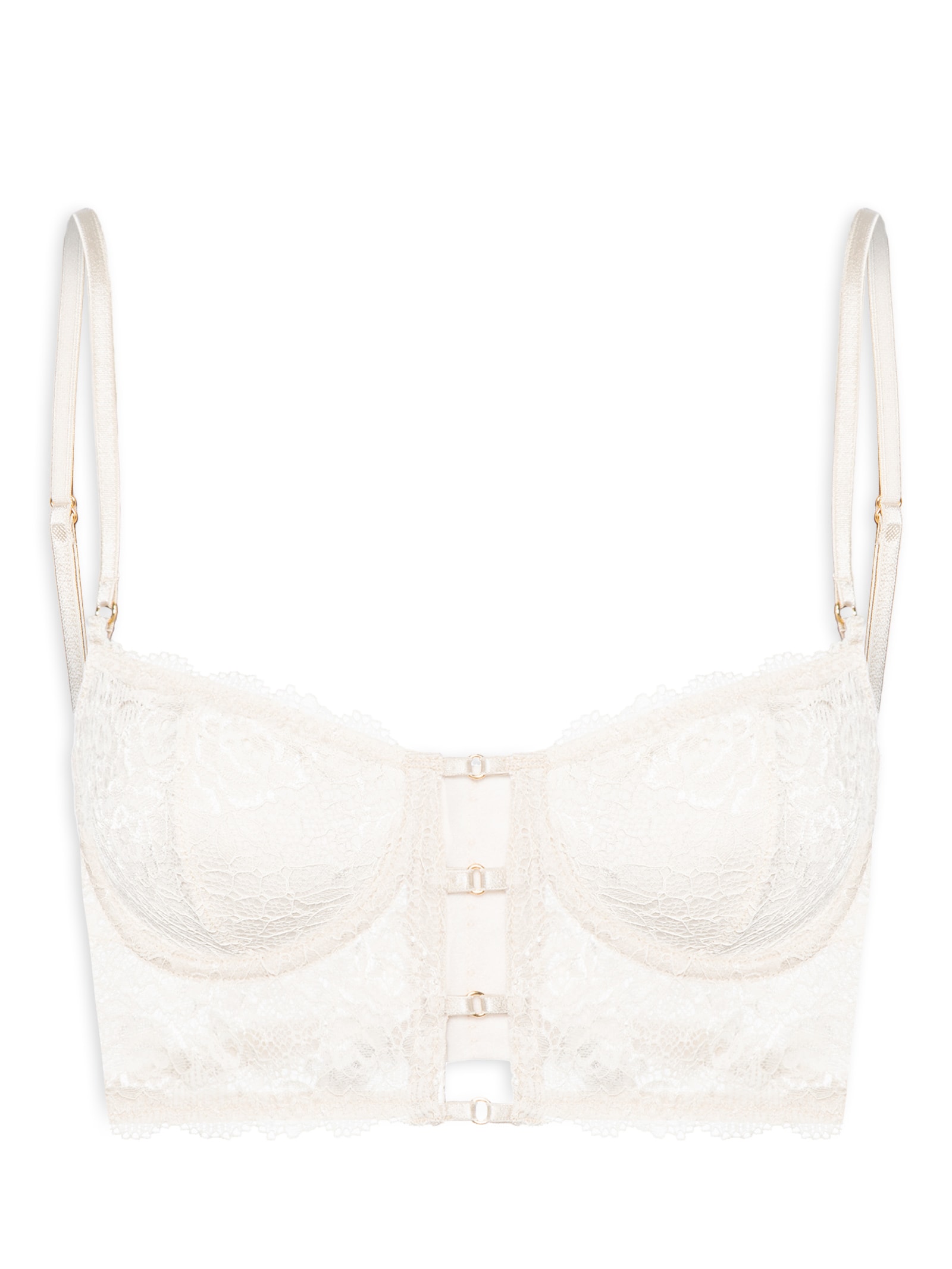 Sutiã Meia Taça Corp Lca Off White Valisere