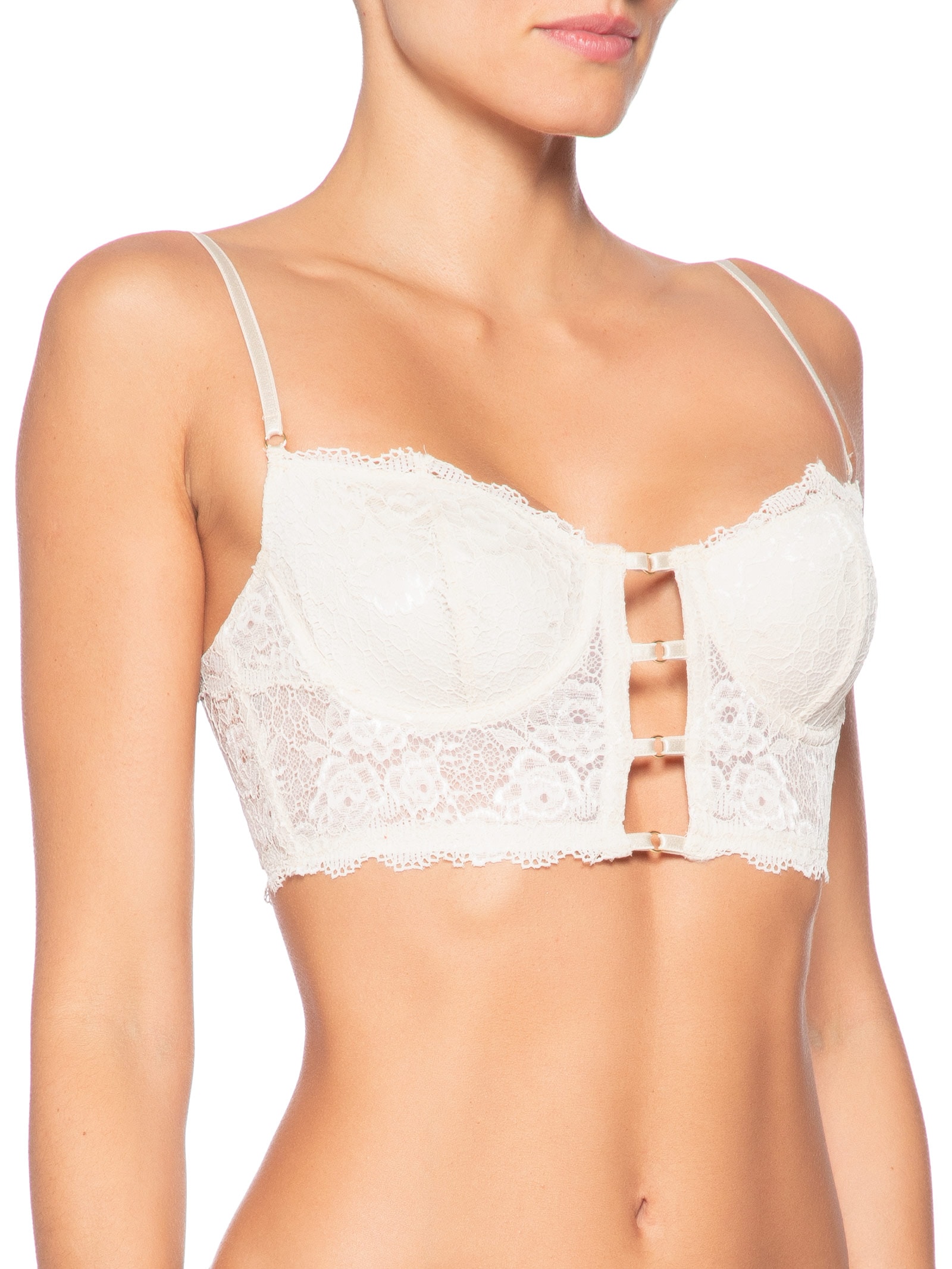 Sutiã Meia Taça Corp Lca Off White Valisere