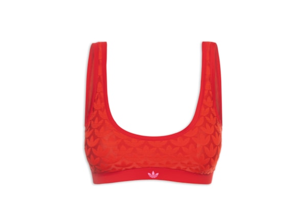 Sutiã Microterrot Monogram Comfort Scoop Bra - Vermelho
