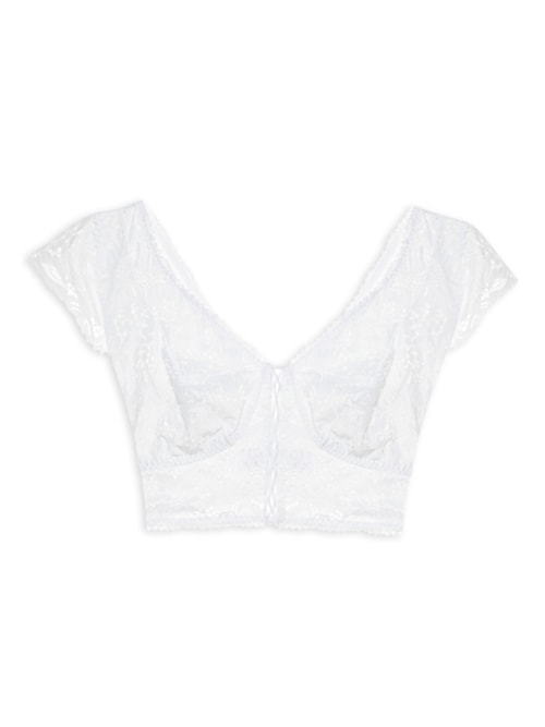 Sutiã Mini Corselet Em Renda – Off White