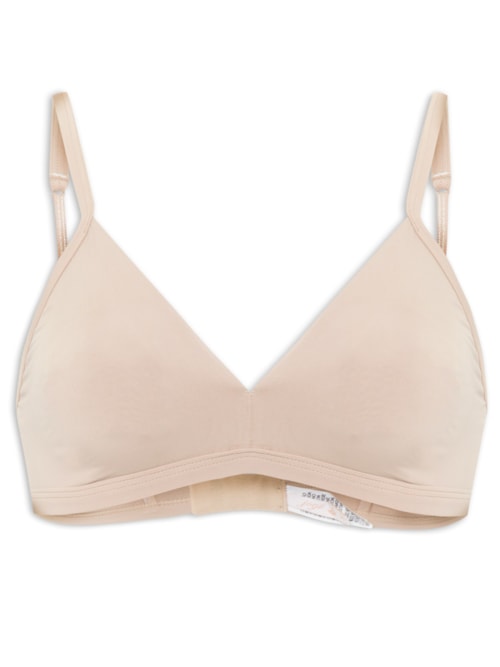 Sutiã Moldado Leve Microfibra Comfy - Marrom