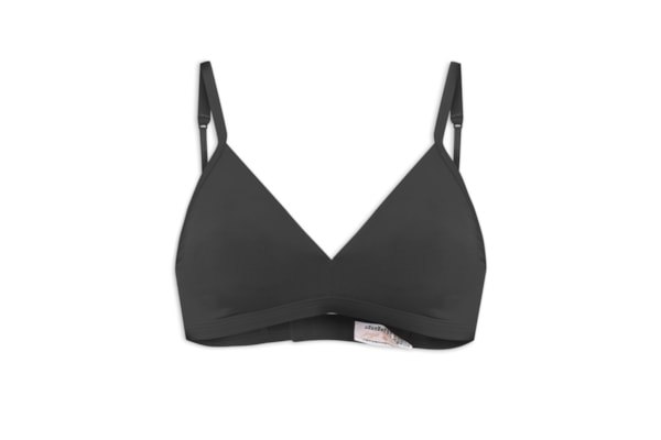 Sutiã Moldado Leve Microfibra Comfy - Preto