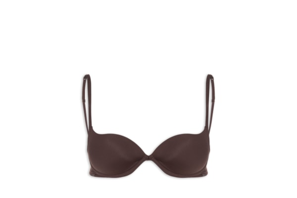 Sutiã Push Up Básico Todo Dia - Marrom
