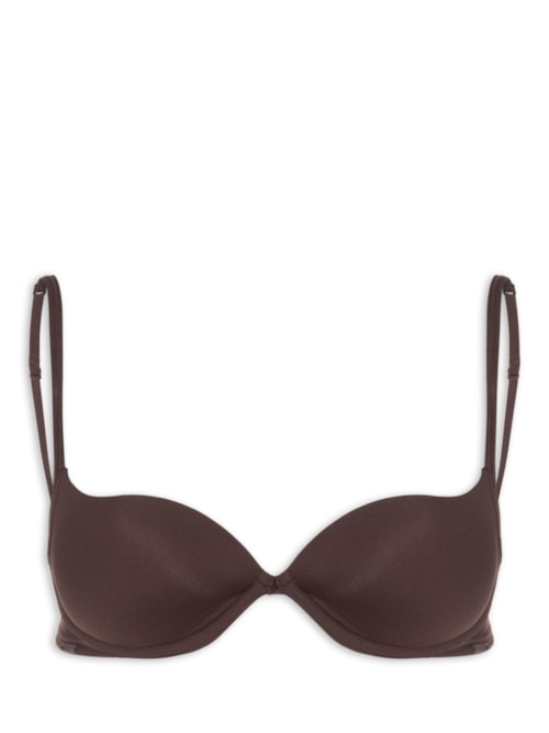 Sutiã Push Up Básico Todo Dia – Marrom