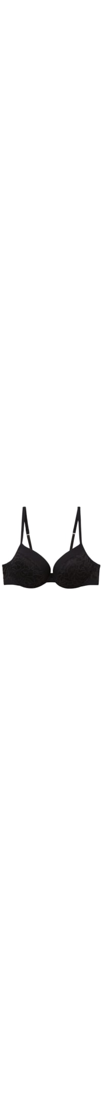Sutiã Push-Up Bellissima Delicate Pieces - Preto
