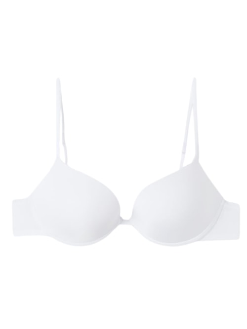 Sutiã Push-Up Bellissima Em Microfibra Ultralight - Branco